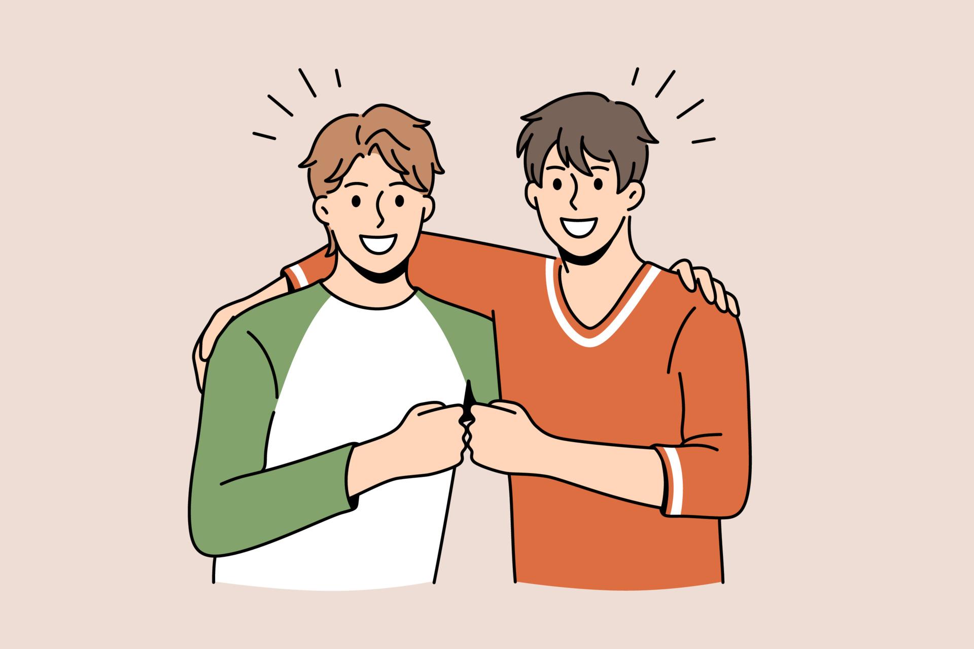 Two young smiling people discussing KiwiSaver retirement planning options